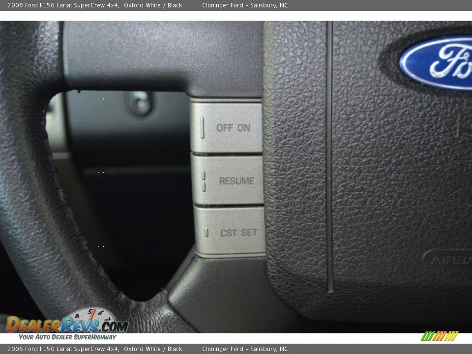 2006 Ford F150 Lariat SuperCrew 4x4 Oxford White / Black Photo #23