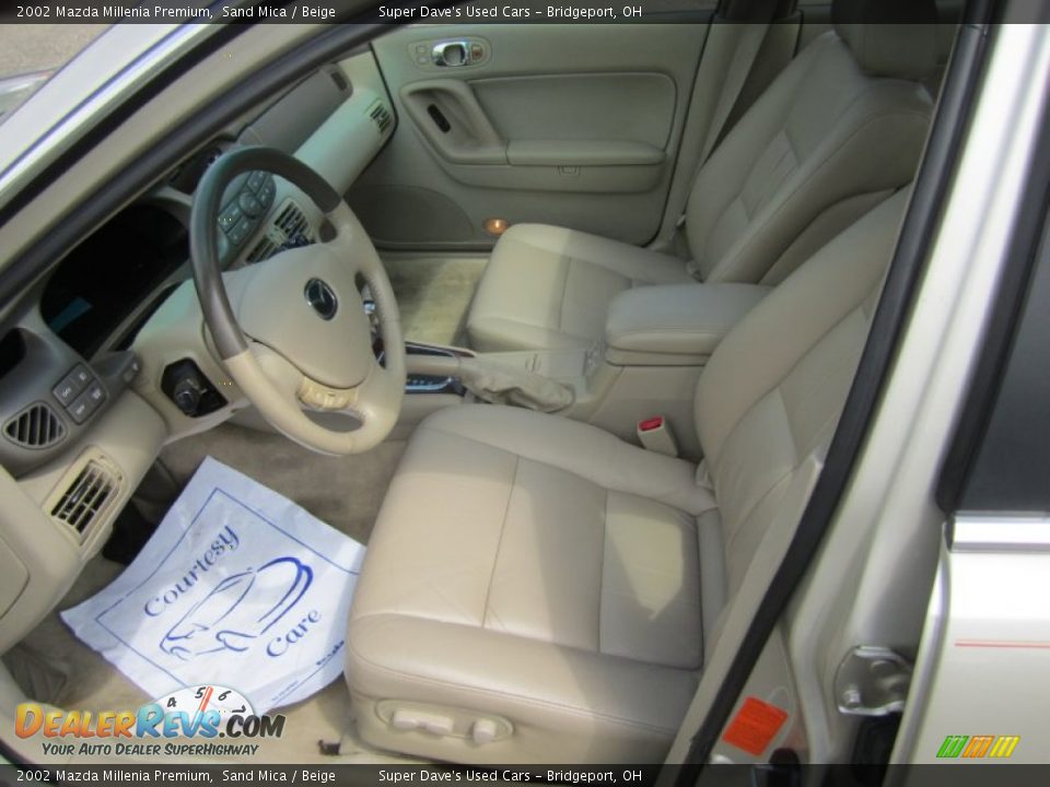 2002 Mazda Millenia Premium Sand Mica / Beige Photo #15