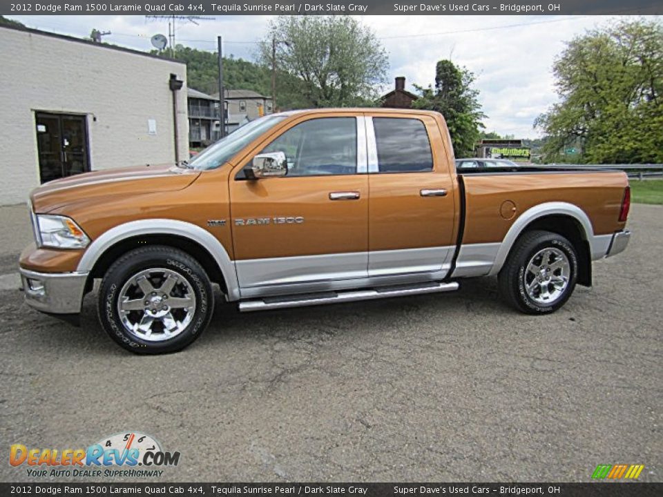 Tequila Sunrise Pearl 2012 Dodge Ram 1500 Laramie Quad Cab 4x4 Photo #7
