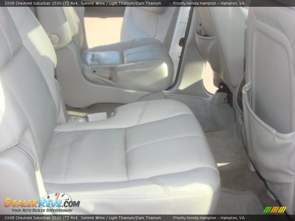 2008 Chevrolet Suburban 1500 LTZ 4x4 Summit White / Light Titanium/Dark Titanium Photo #15