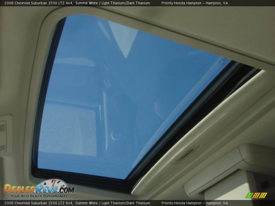 2008 Chevrolet Suburban 1500 LTZ 4x4 Summit White / Light Titanium/Dark Titanium Photo #21