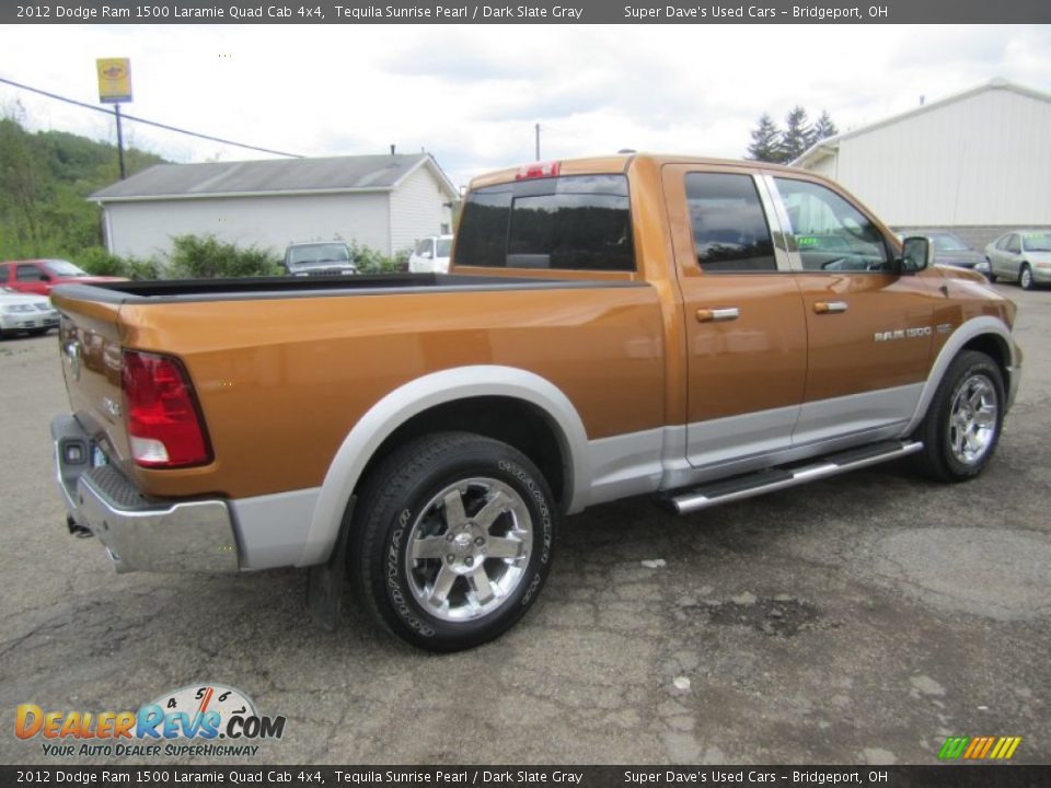 Tequila Sunrise Pearl 2012 Dodge Ram 1500 Laramie Quad Cab 4x4 Photo #14