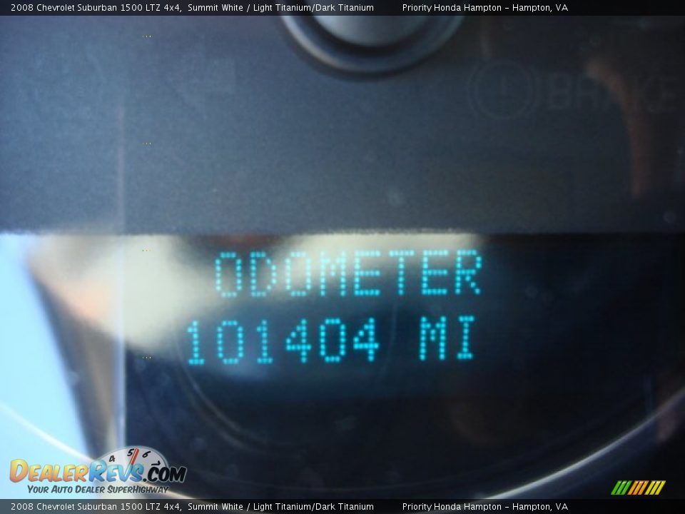 2008 Chevrolet Suburban 1500 LTZ 4x4 Summit White / Light Titanium/Dark Titanium Photo #24