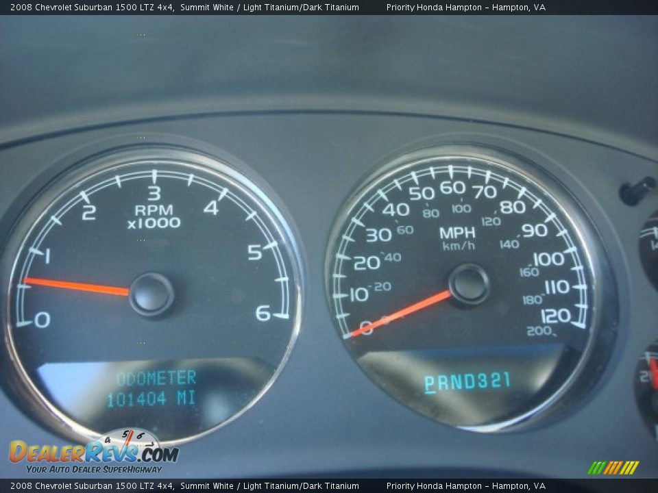 2008 Chevrolet Suburban 1500 LTZ 4x4 Summit White / Light Titanium/Dark Titanium Photo #25