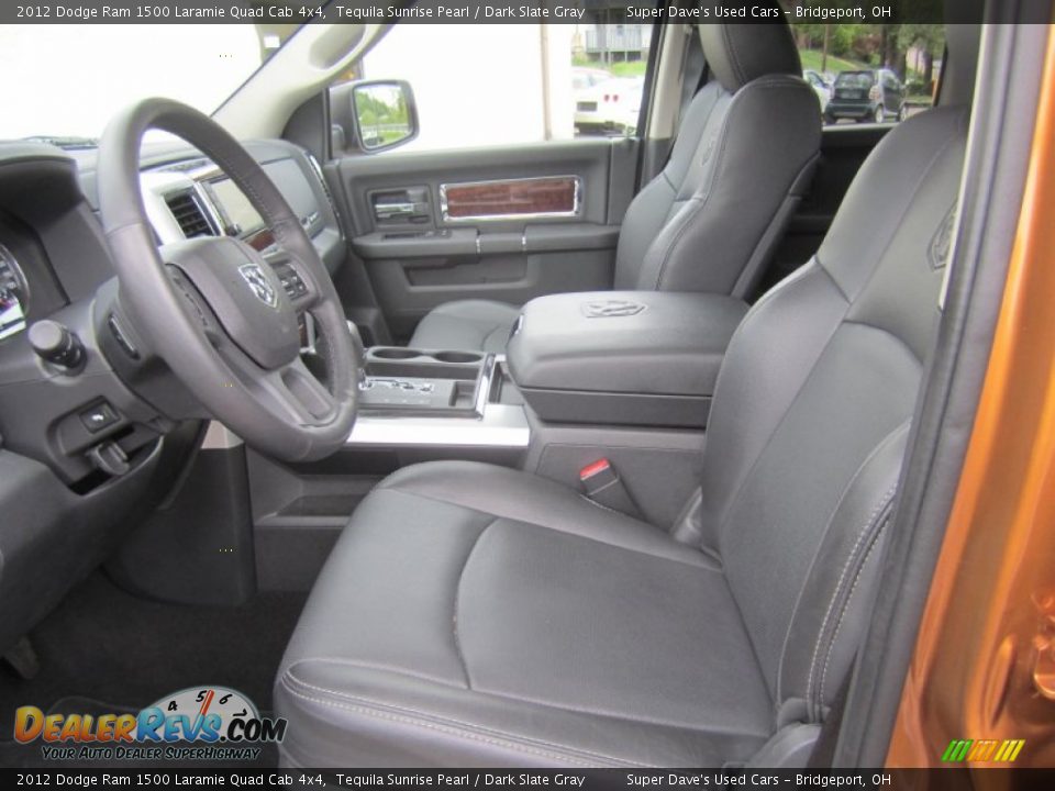 Dark Slate Gray Interior - 2012 Dodge Ram 1500 Laramie Quad Cab 4x4 Photo #18