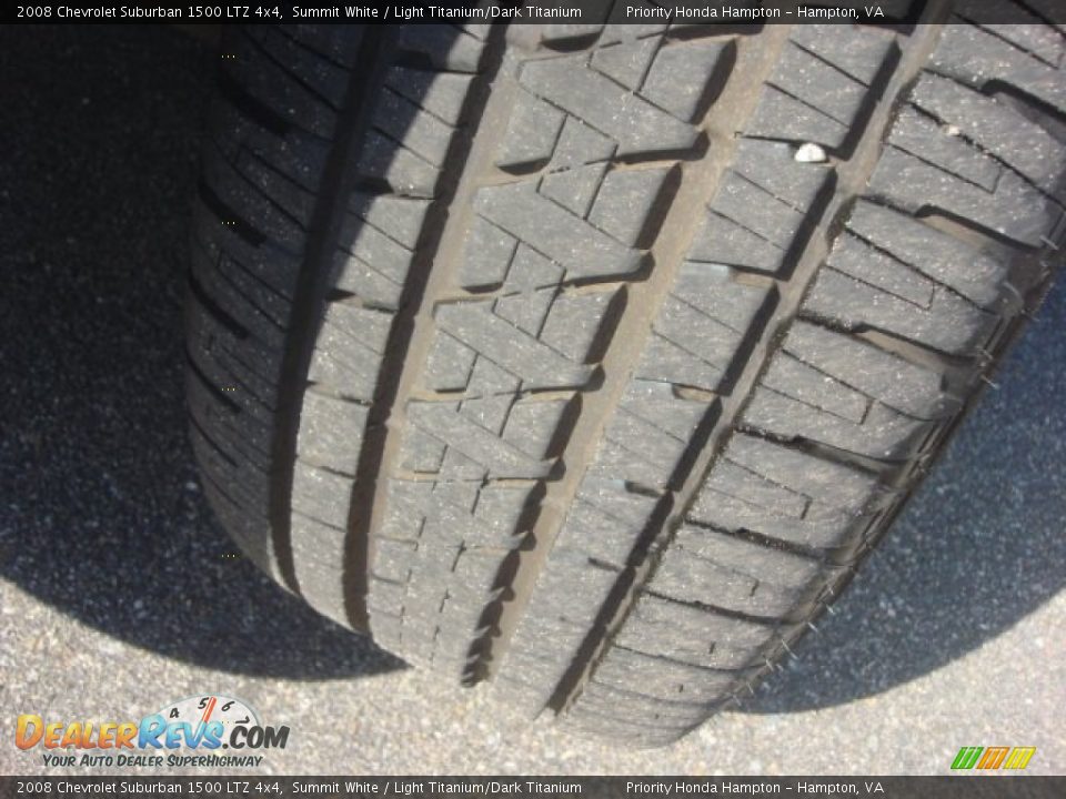 2008 Chevrolet Suburban 1500 LTZ 4x4 Summit White / Light Titanium/Dark Titanium Photo #31