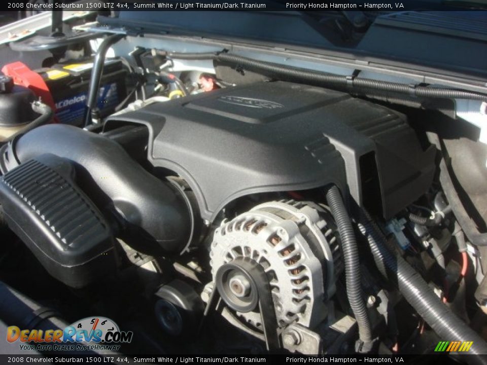 2008 Chevrolet Suburban 1500 LTZ 4x4 Summit White / Light Titanium/Dark Titanium Photo #32