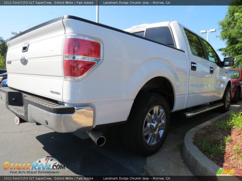 2011 Ford F150 XLT SuperCrew Oxford White / Pale Adobe Photo #3