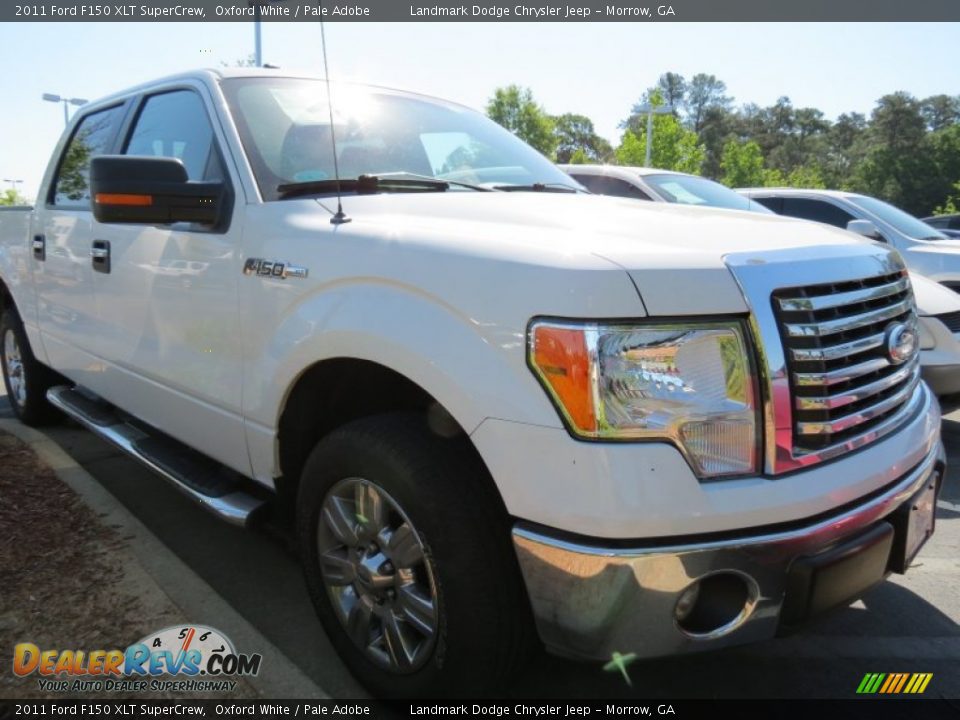 2011 Ford F150 XLT SuperCrew Oxford White / Pale Adobe Photo #4