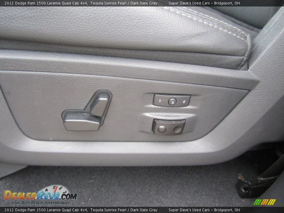 2012 Dodge Ram 1500 Laramie Quad Cab 4x4 Tequila Sunrise Pearl / Dark Slate Gray Photo #24