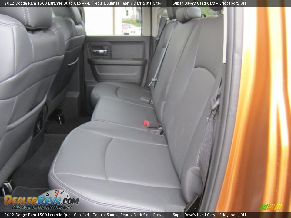 Rear Seat of 2012 Dodge Ram 1500 Laramie Quad Cab 4x4 Photo #26