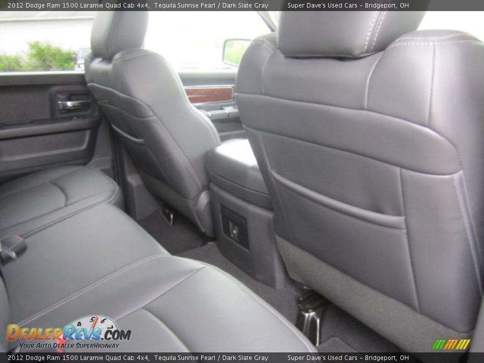 2012 Dodge Ram 1500 Laramie Quad Cab 4x4 Tequila Sunrise Pearl / Dark Slate Gray Photo #30