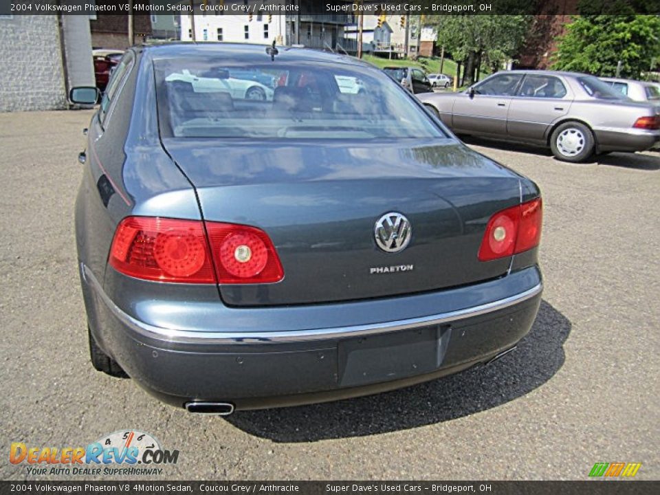 2004 Volkswagen Phaeton V8 4Motion Sedan Coucou Grey / Anthracite Photo #5