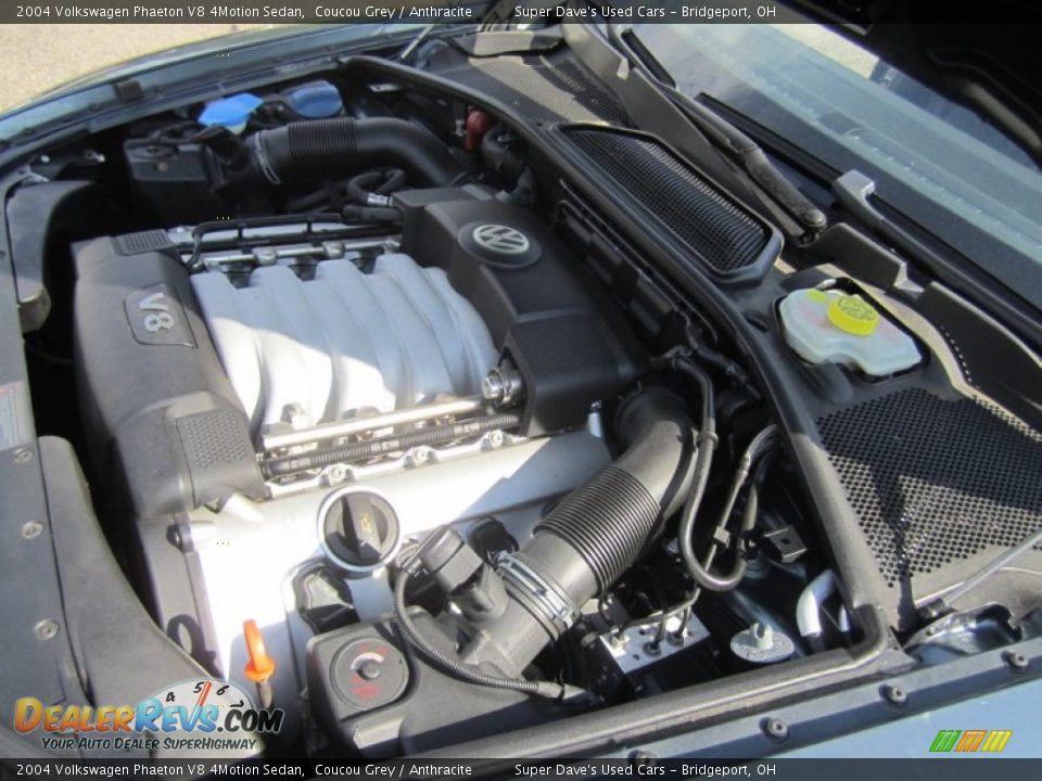 2004 Volkswagen Phaeton V8 4Motion Sedan Coucou Grey / Anthracite Photo #34