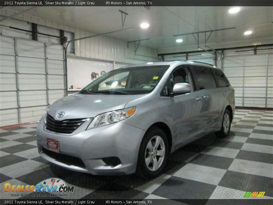 2012 Toyota Sienna LE Silver Sky Metallic / Light Gray Photo #3