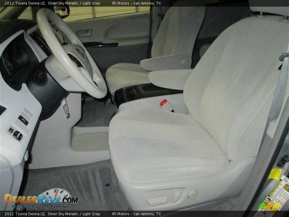 2012 Toyota Sienna LE Silver Sky Metallic / Light Gray Photo #11