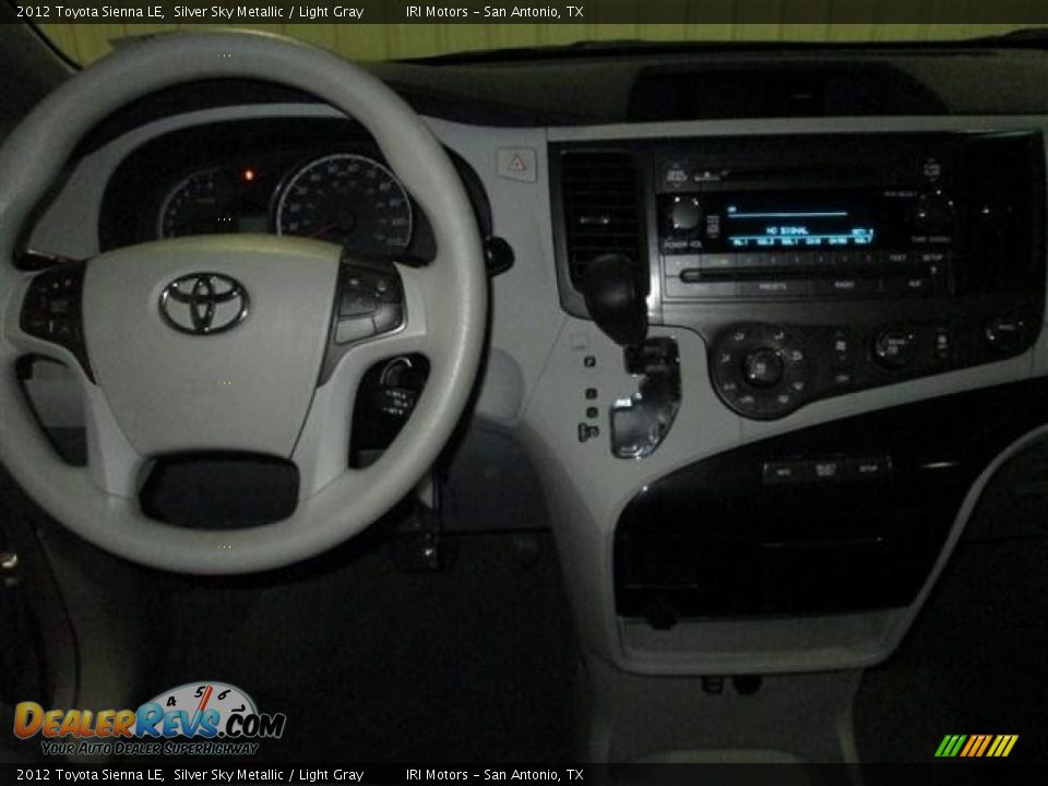 2012 Toyota Sienna LE Silver Sky Metallic / Light Gray Photo #13