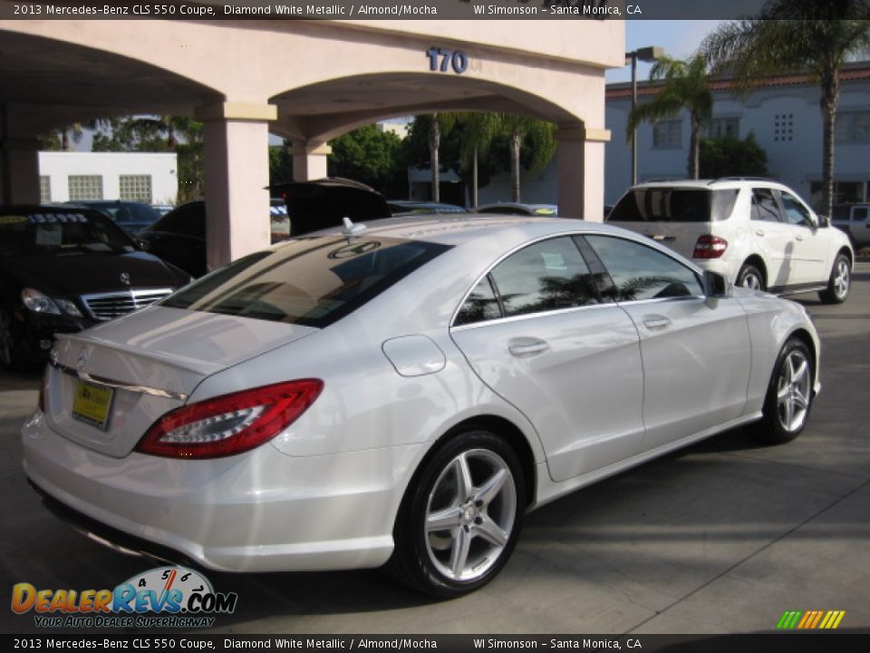 2013 Mercedes-Benz CLS 550 Coupe Diamond White Metallic / Almond/Mocha Photo #1