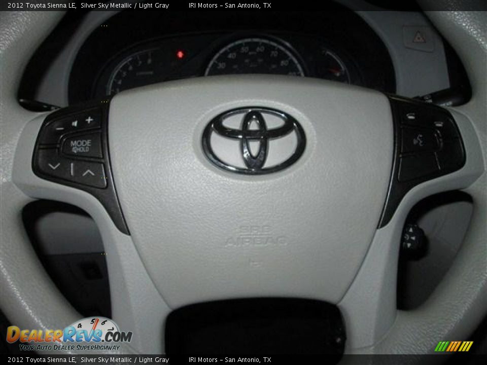 2012 Toyota Sienna LE Silver Sky Metallic / Light Gray Photo #15