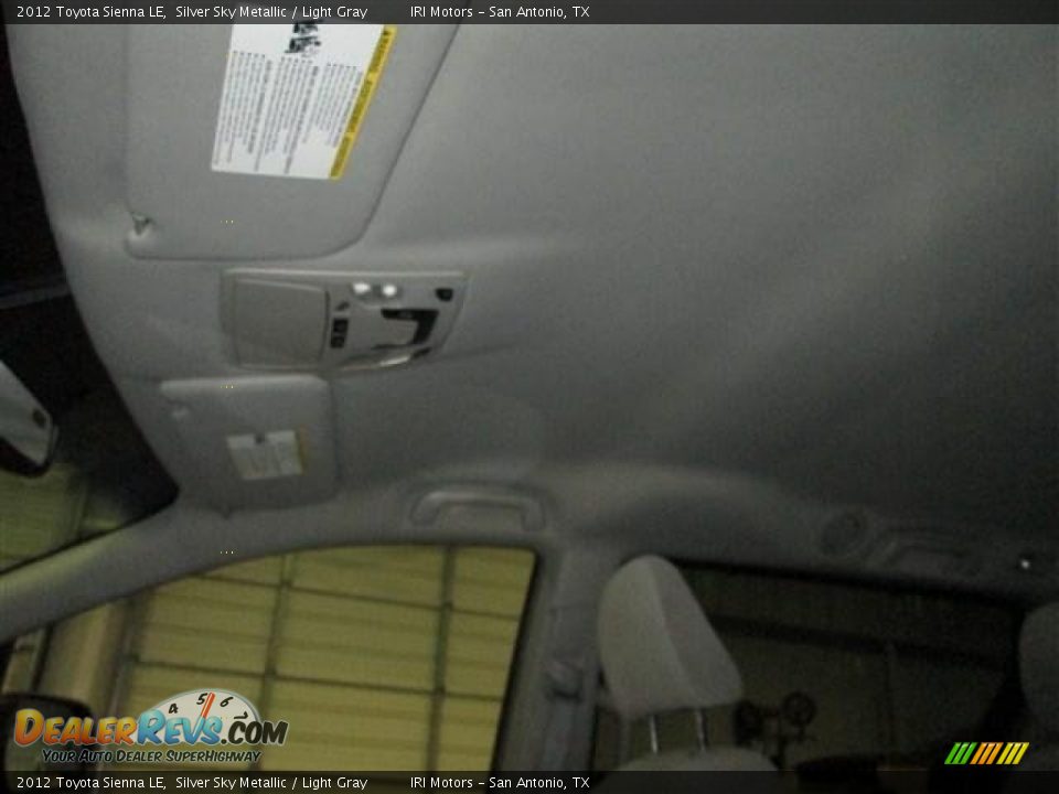 2012 Toyota Sienna LE Silver Sky Metallic / Light Gray Photo #16