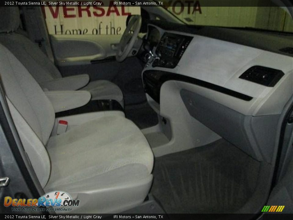 2012 Toyota Sienna LE Silver Sky Metallic / Light Gray Photo #17