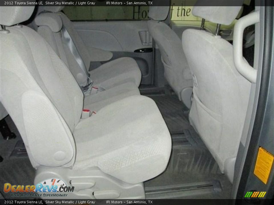 2012 Toyota Sienna LE Silver Sky Metallic / Light Gray Photo #19