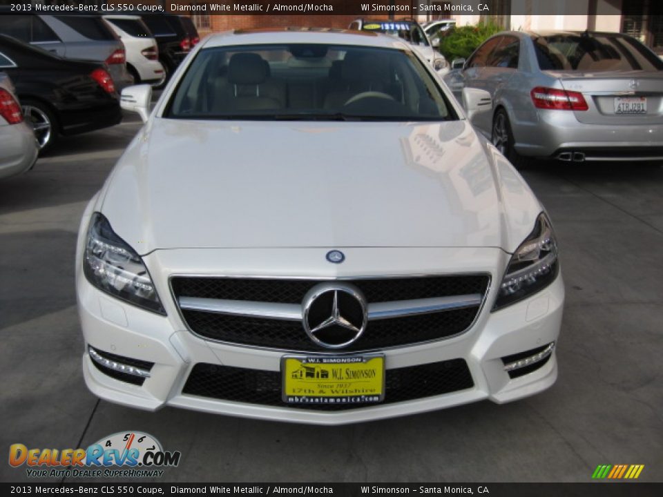 2013 Mercedes-Benz CLS 550 Coupe Diamond White Metallic / Almond/Mocha Photo #5