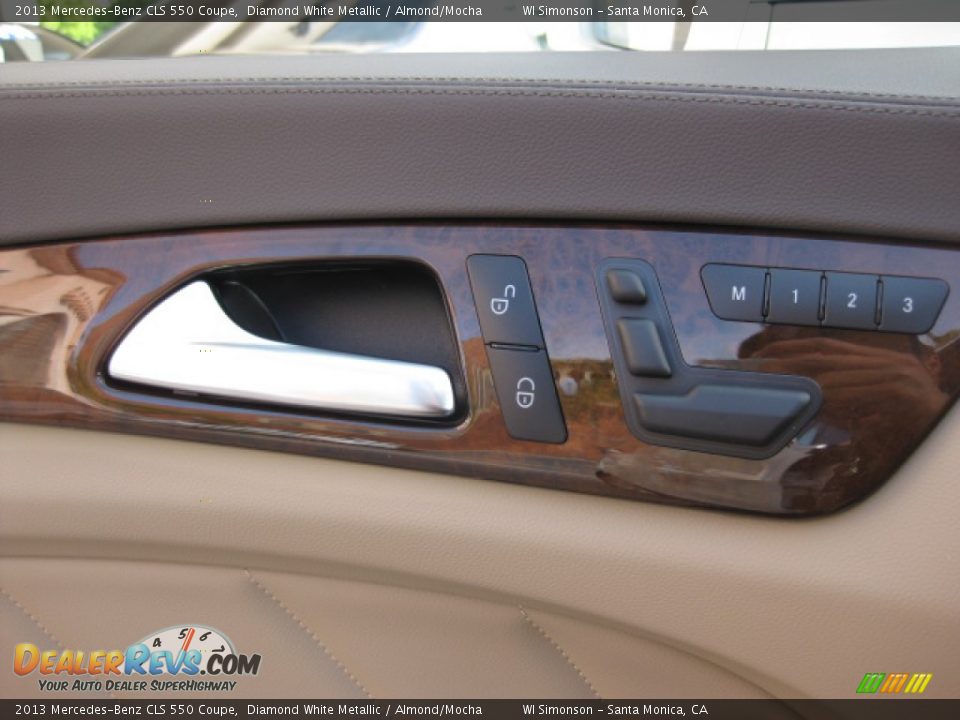 2013 Mercedes-Benz CLS 550 Coupe Diamond White Metallic / Almond/Mocha Photo #6