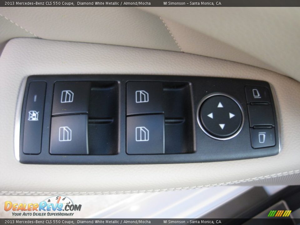 2013 Mercedes-Benz CLS 550 Coupe Diamond White Metallic / Almond/Mocha Photo #7