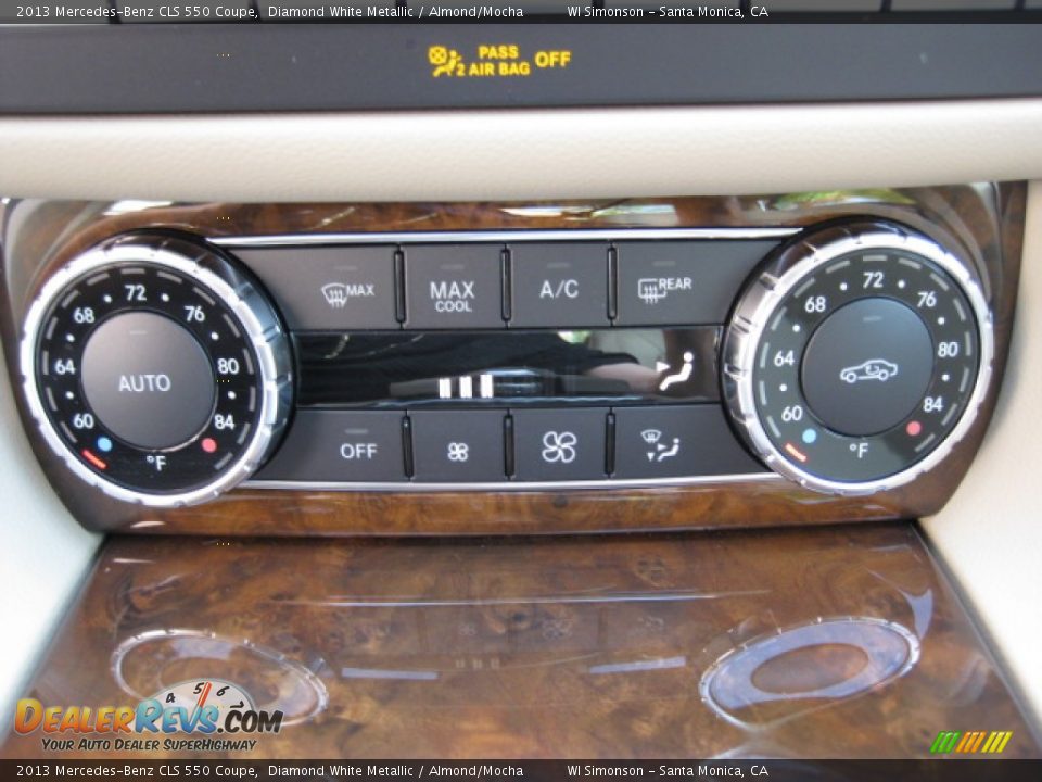 2013 Mercedes-Benz CLS 550 Coupe Diamond White Metallic / Almond/Mocha Photo #12
