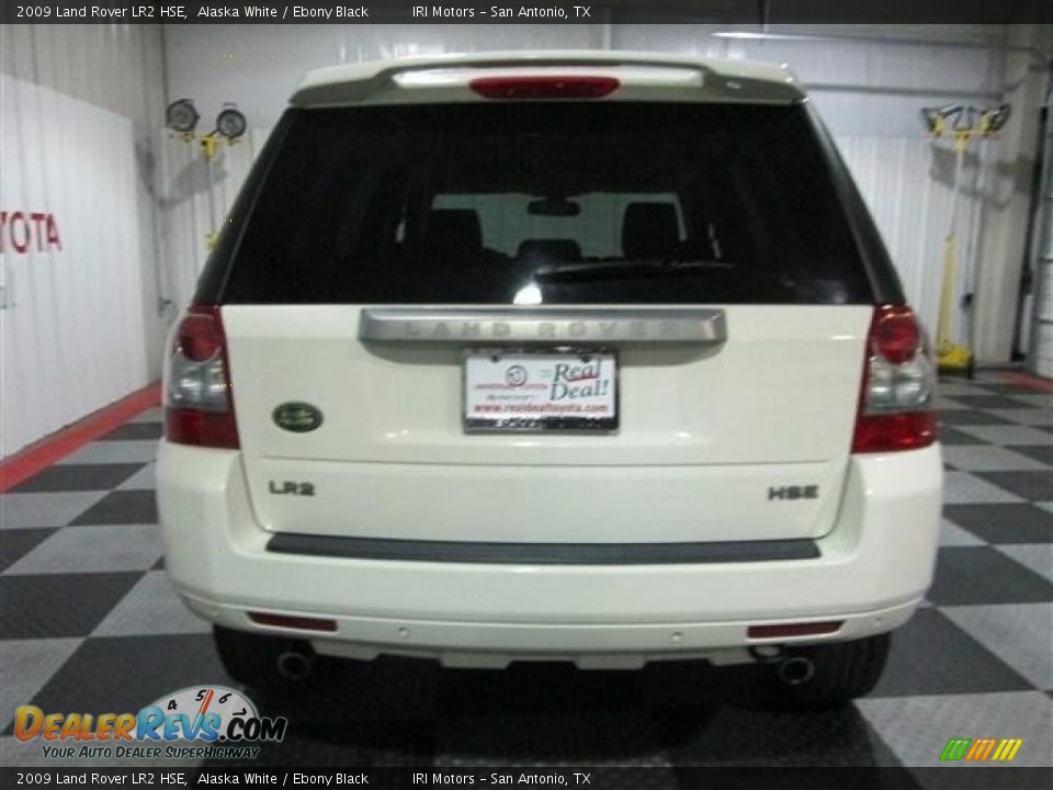 2009 Land Rover LR2 HSE Alaska White / Ebony Black Photo #6