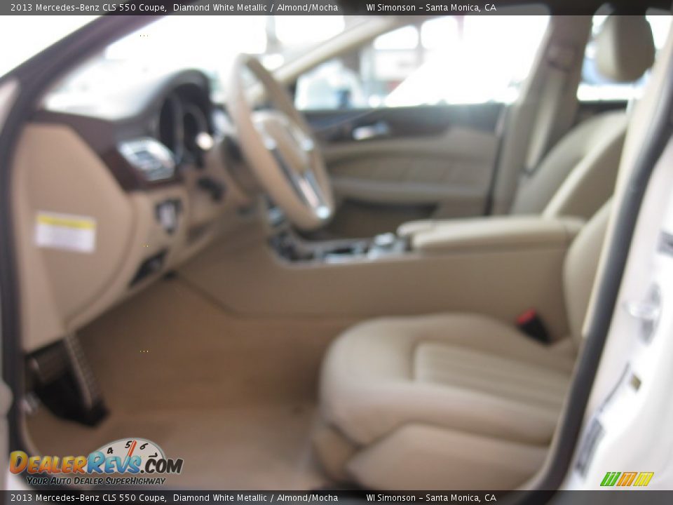 2013 Mercedes-Benz CLS 550 Coupe Diamond White Metallic / Almond/Mocha Photo #18