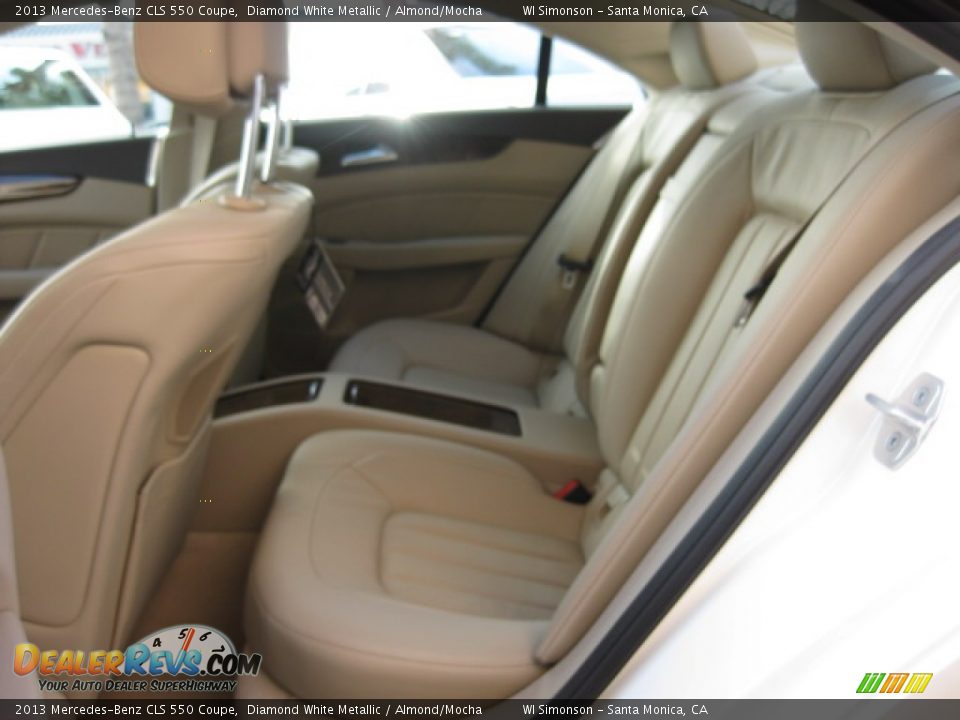 2013 Mercedes-Benz CLS 550 Coupe Diamond White Metallic / Almond/Mocha Photo #19