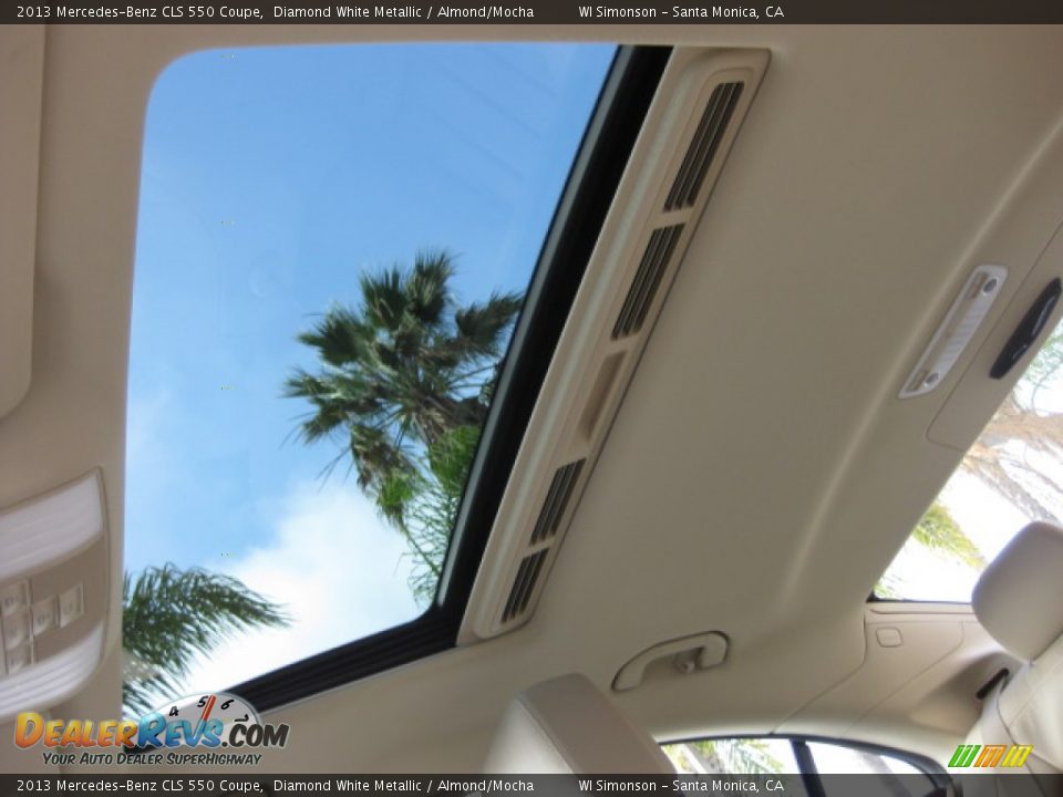 2013 Mercedes-Benz CLS 550 Coupe Diamond White Metallic / Almond/Mocha Photo #21