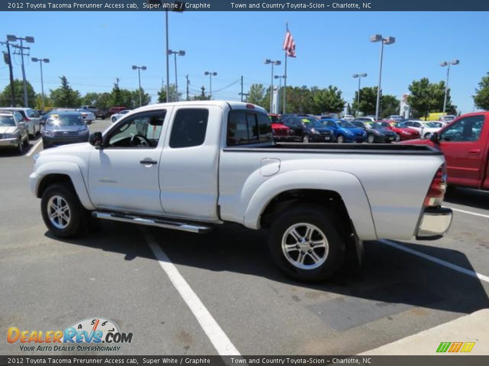 2012 Toyota Tacoma Prerunner Access cab Super White / Graphite Photo #32
