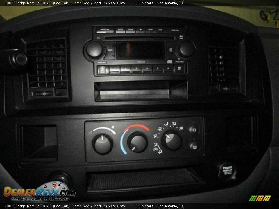 2007 Dodge Ram 1500 ST Quad Cab Flame Red / Medium Slate Gray Photo #14