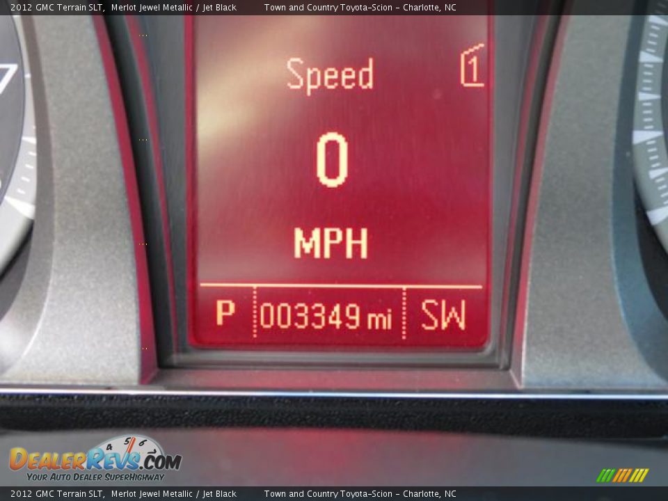 2012 GMC Terrain SLT Merlot Jewel Metallic / Jet Black Photo #16