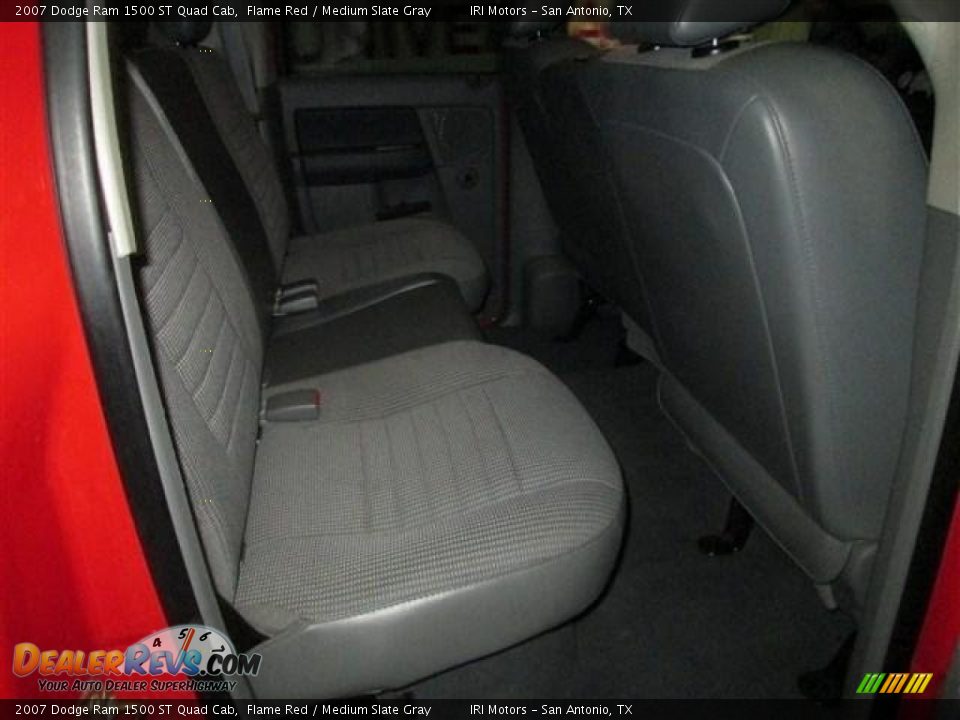 2007 Dodge Ram 1500 ST Quad Cab Flame Red / Medium Slate Gray Photo #18