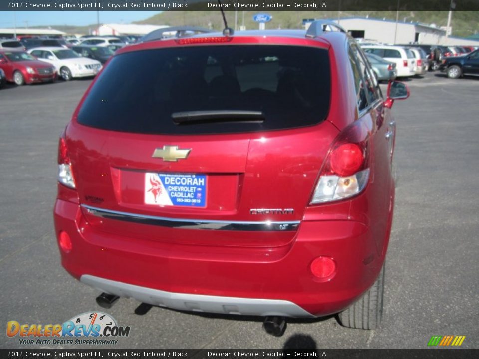2012 Chevrolet Captiva Sport LT Crystal Red Tintcoat / Black Photo #4