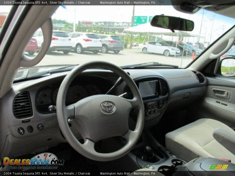 2004 Toyota Sequoia SR5 4x4 Silver Sky Metallic / Charcoal Photo #13