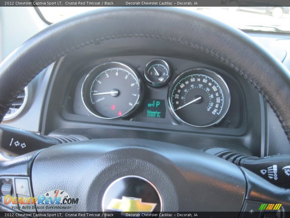 2012 Chevrolet Captiva Sport LT Crystal Red Tintcoat / Black Photo #12