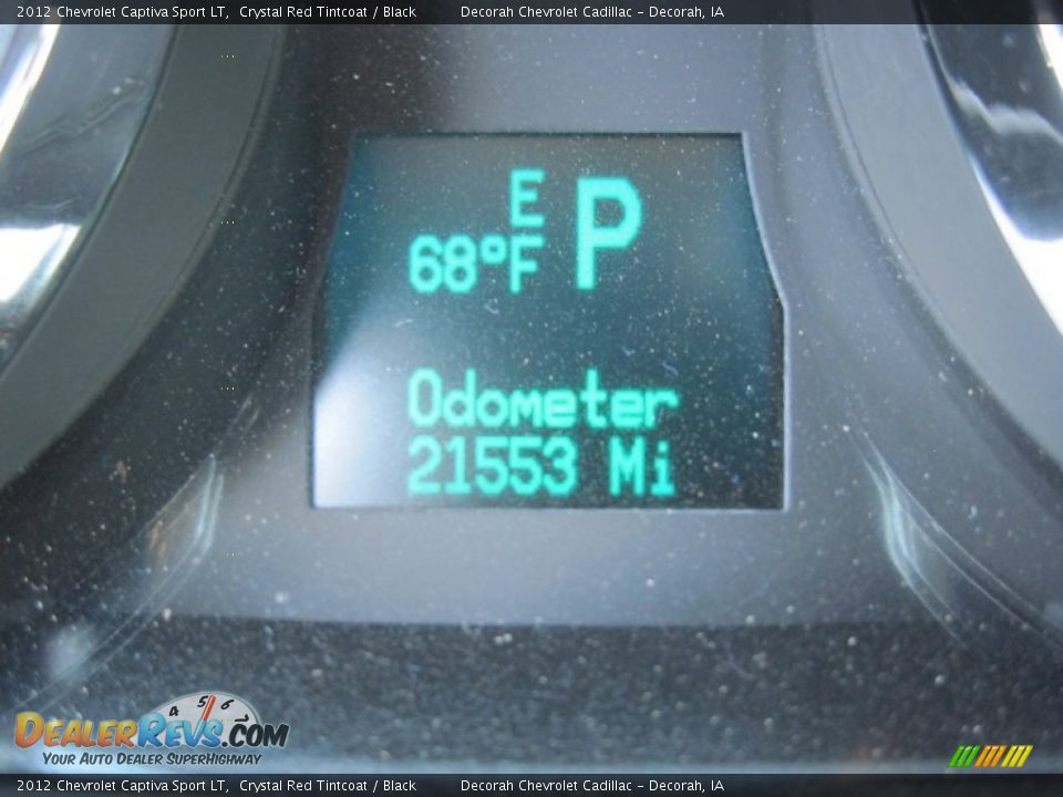 2012 Chevrolet Captiva Sport LT Crystal Red Tintcoat / Black Photo #14