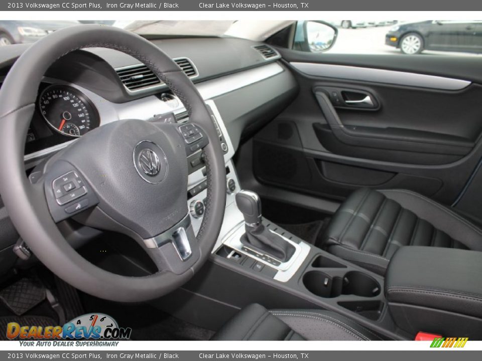 2013 Volkswagen CC Sport Plus Iron Gray Metallic / Black Photo #13