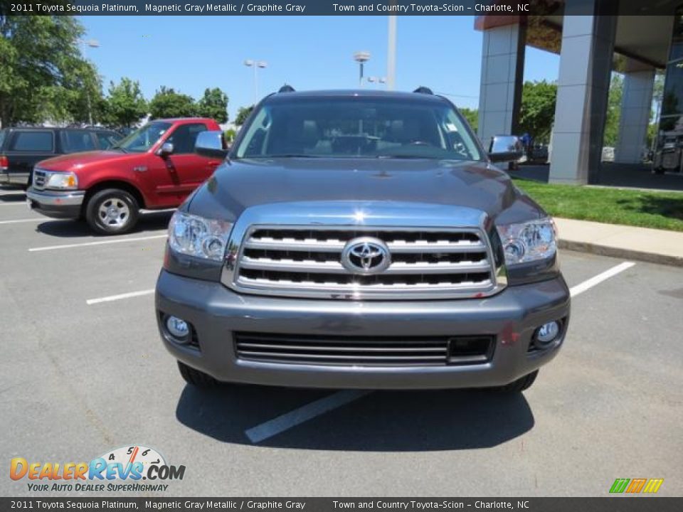 2011 Toyota Sequoia Platinum Magnetic Gray Metallic / Graphite Gray Photo #2