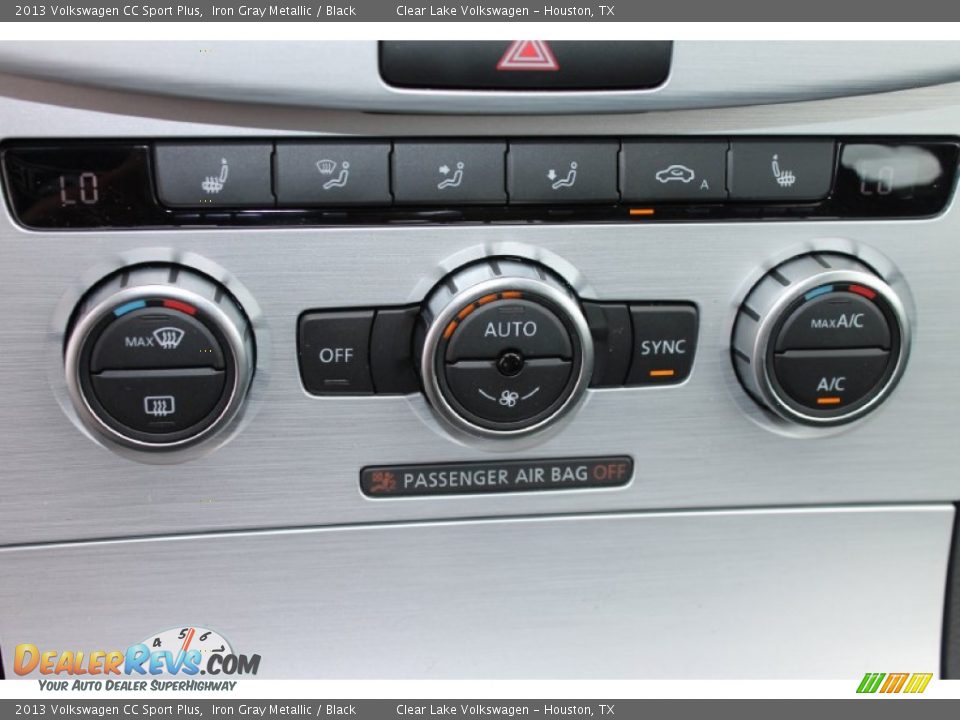 2013 Volkswagen CC Sport Plus Iron Gray Metallic / Black Photo #19