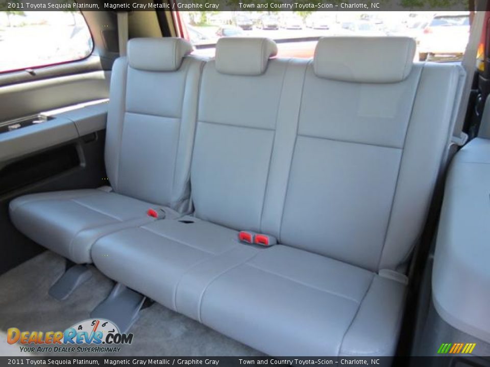 2011 Toyota Sequoia Platinum Magnetic Gray Metallic / Graphite Gray Photo #8