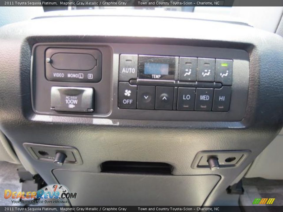 2011 Toyota Sequoia Platinum Magnetic Gray Metallic / Graphite Gray Photo #9