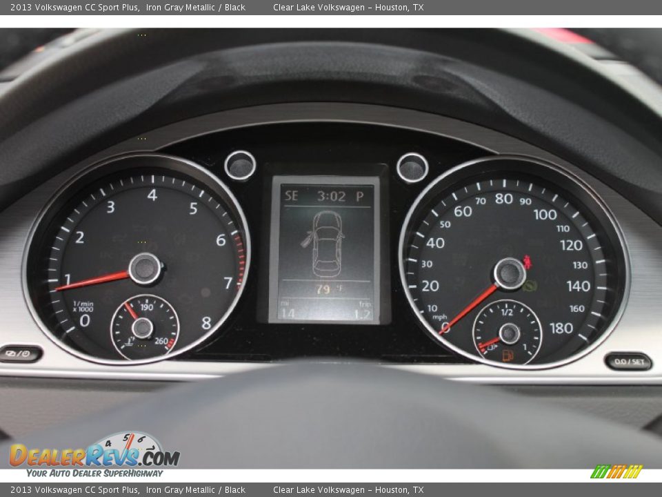 2013 Volkswagen CC Sport Plus Gauges Photo #22