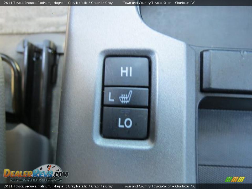 2011 Toyota Sequoia Platinum Magnetic Gray Metallic / Graphite Gray Photo #11