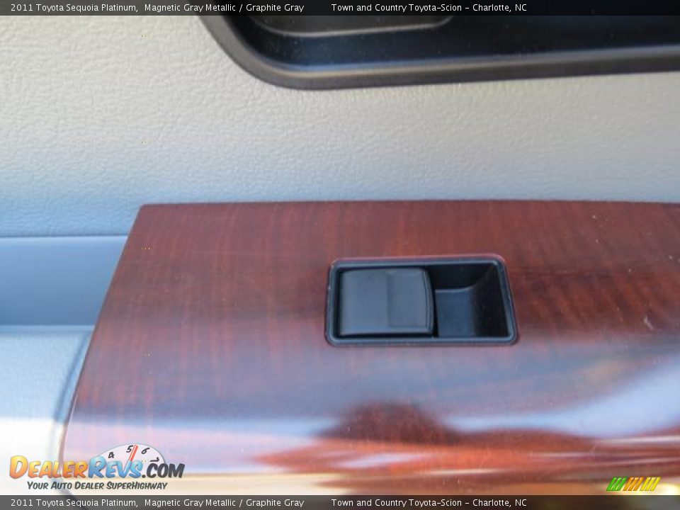 2011 Toyota Sequoia Platinum Magnetic Gray Metallic / Graphite Gray Photo #13